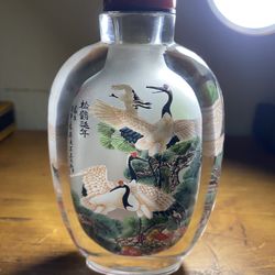 Inside Painted Glass Snuff Bottle 