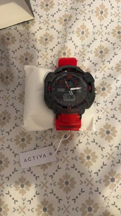 Activa Ana-Digi Sport Watch Red Strap