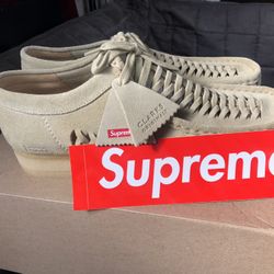 Supreme Clarkโs Wallabee Weave DS!