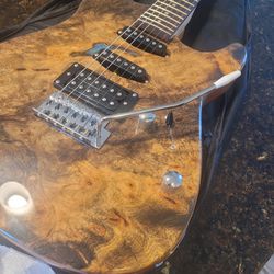 Limited Edition Buckeye Burl Topped Electric Guitar