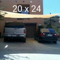 20 X 24 Beige/Sand Sun Sail Shade