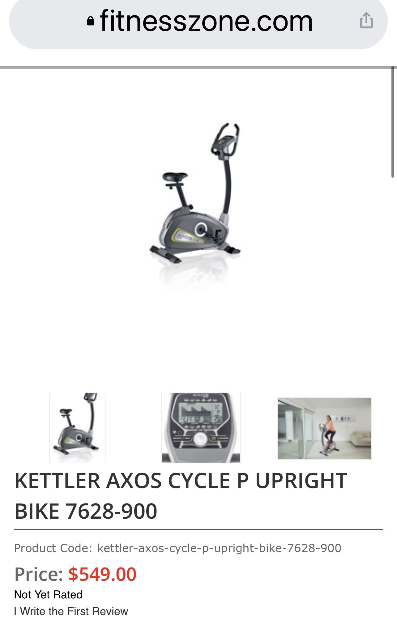 Kettler AXOS Cycle P Excercise Bike Bicycle for Sale in Portsmouth, VA OfferUp