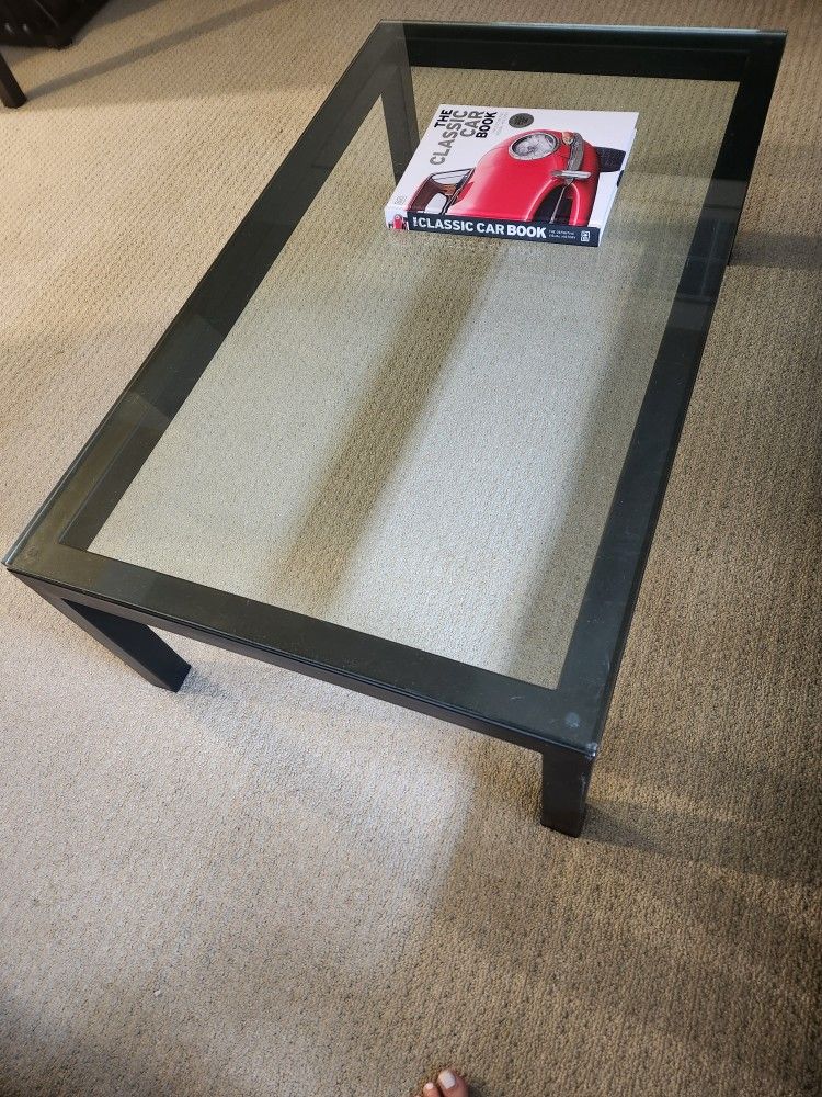 Glass & Iron Table Set