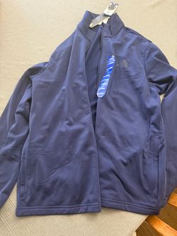 Large Blue Adidas Zip up