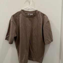 Uniqlo Brown Airism Short Sleeve