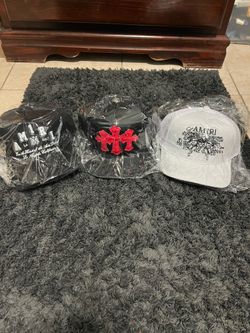 Amiri and Chrome Heart Hats