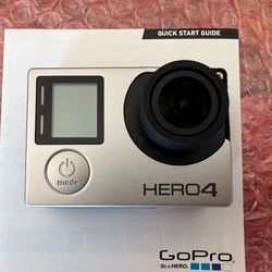 GoPro HERO 4 Action Camera With Accessories - Silver Edition