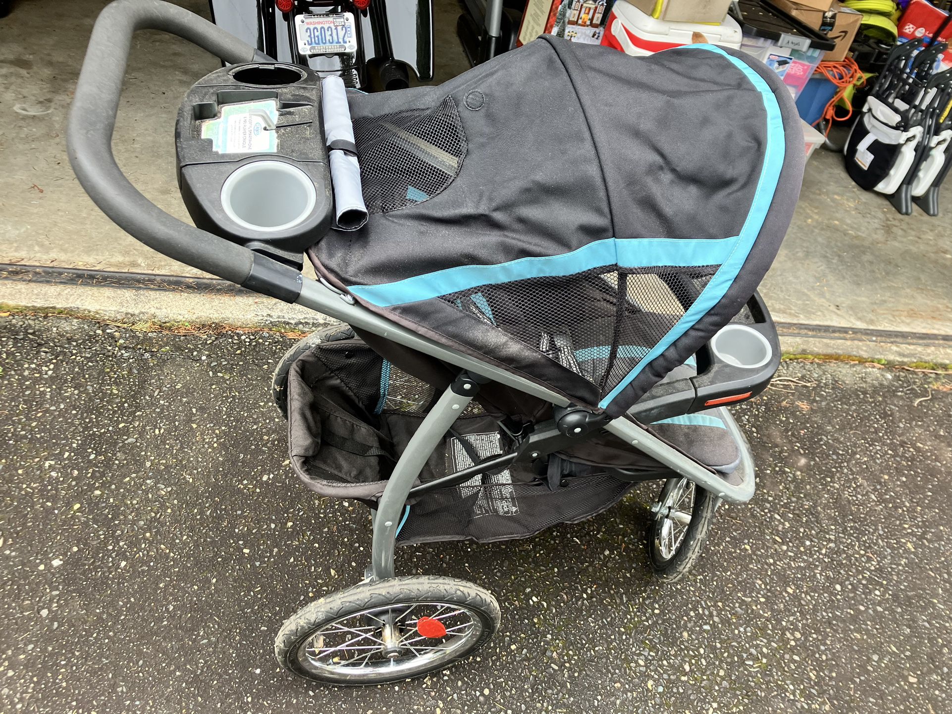 Three Wheeled Stroller