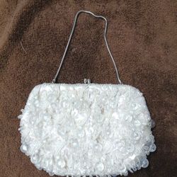 1950's Walborg Richere Beaded And Sequin Evening Purse