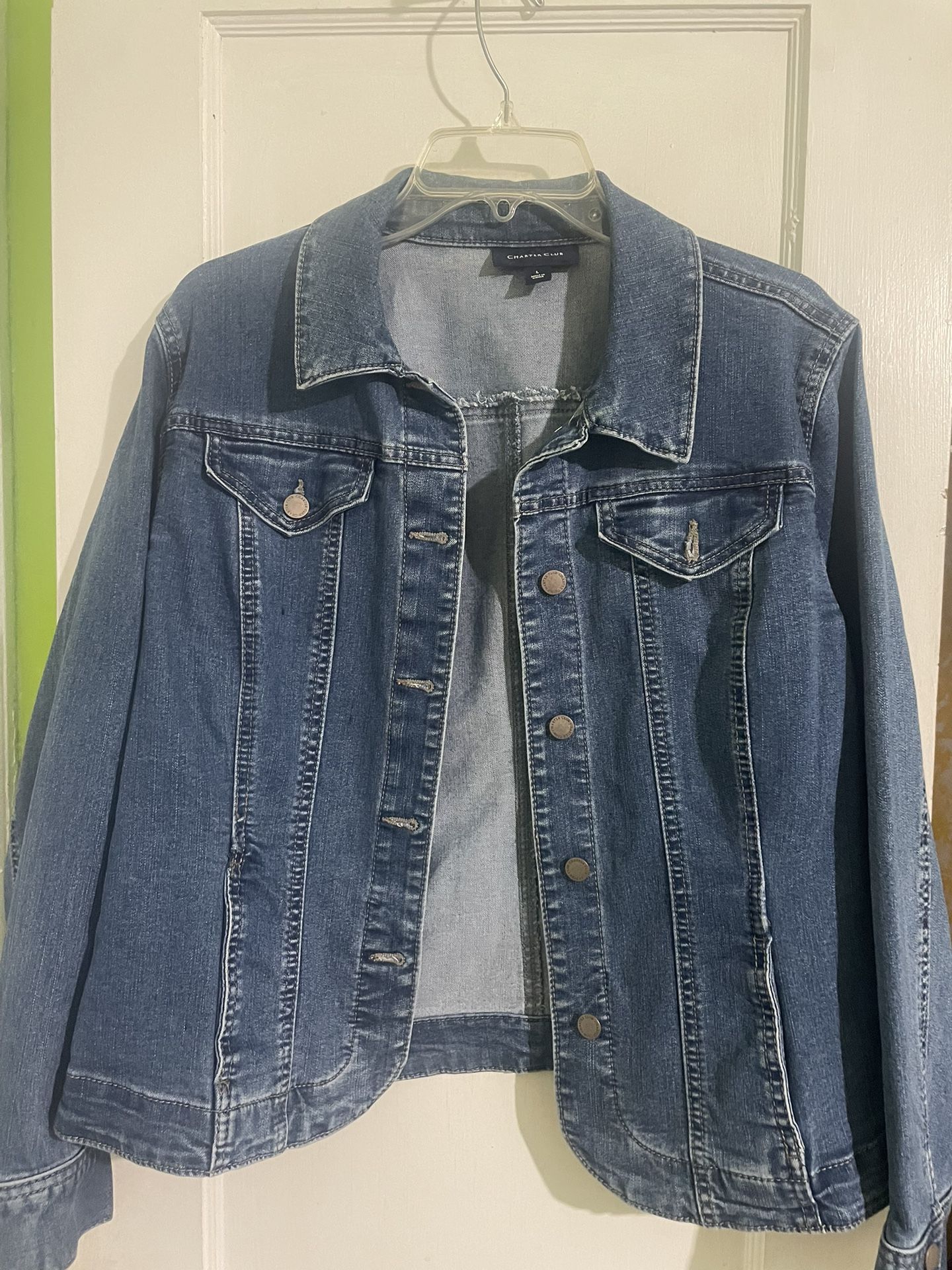 Charter Club Denim Jacket Size L