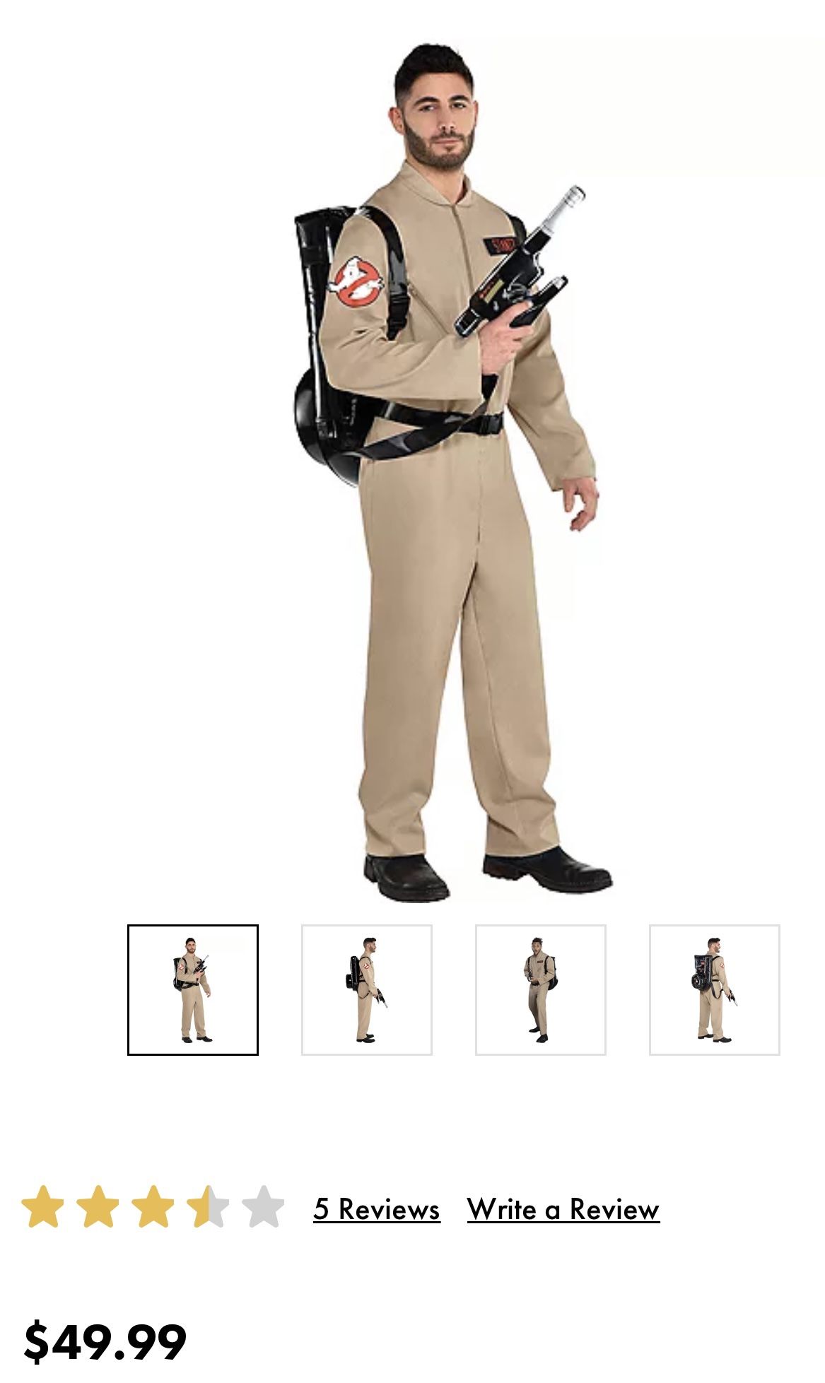 Ghostbusters  Costume (Pending Pick Up )