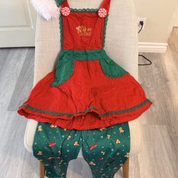 Kids Elf Christmas Costume 