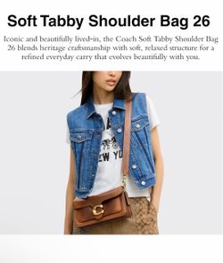 Coach Soft Tabby 26
