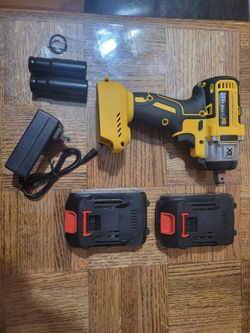 NEW Cordless Impact Wrench Kit with 2 Batteries