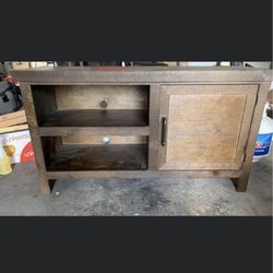 wood tv entertainment stand 