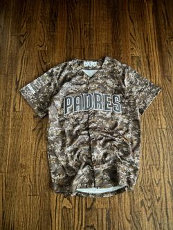 Padres Camo Jersey fits like adult small