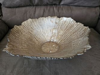 Large gold bowl