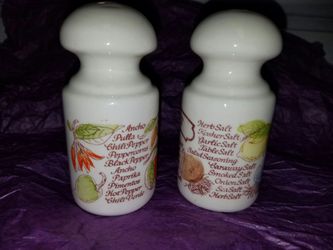 Avon Collectable Porcelain Salt and Pepper Shakers