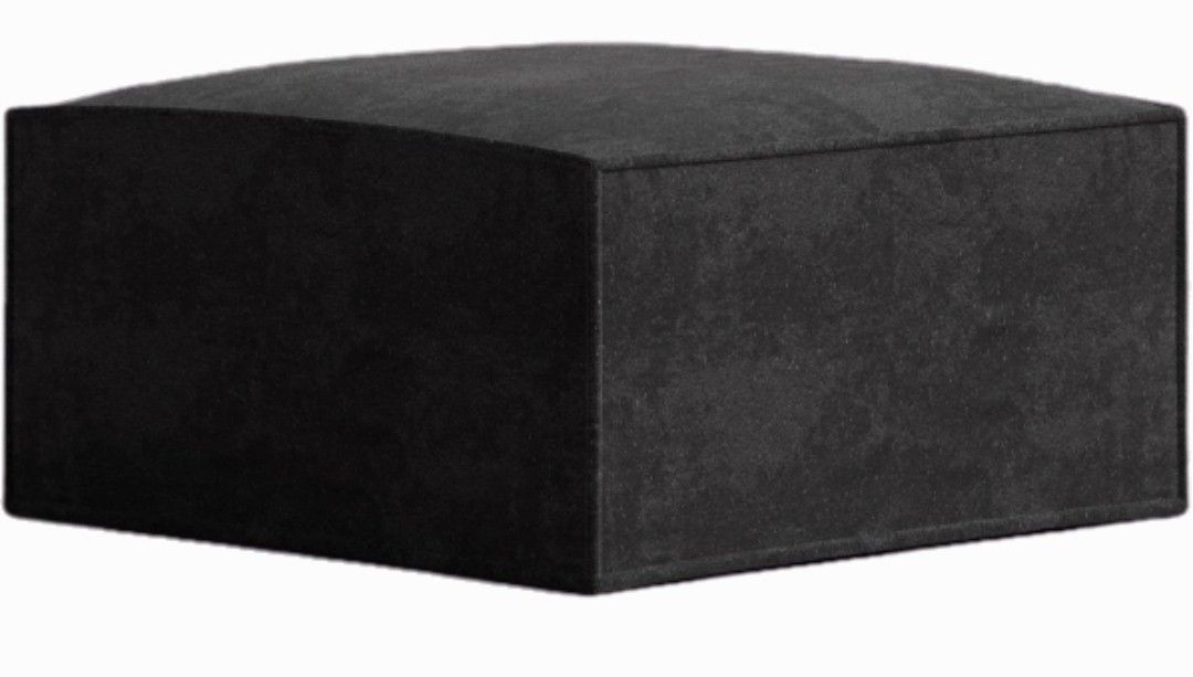 M1 Ottoman in Carbon Black, in box, Like New, Perfect Condition