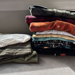 Flannels, Buttown Downs, Collared shirts