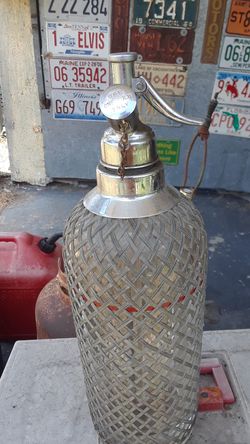 Vintage selzer bottle