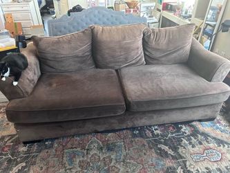 Brown sofa