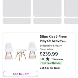 Table And 2 Chair Kids 