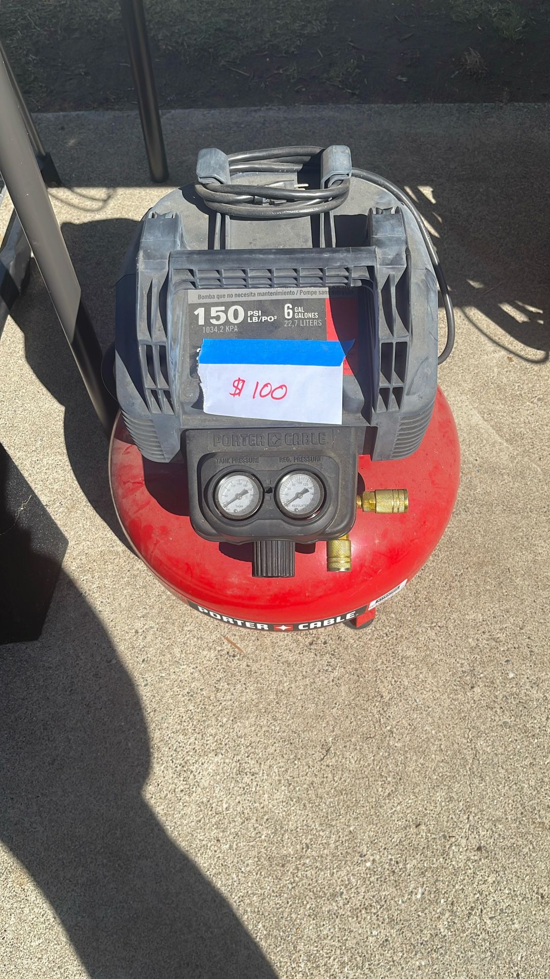 Porter Cable Pancake Compressor
