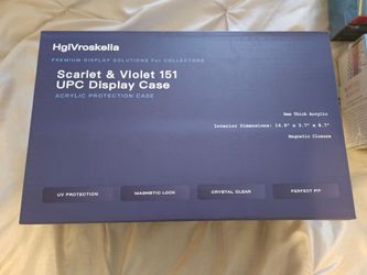 SV 151 UPC display case