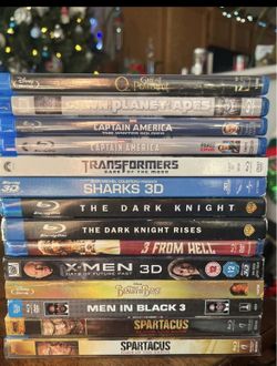 Lot of 14 Blu-rays / 2- 3D Blu-rays