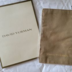 David Yurman Brand New Polishing Cloth & Card