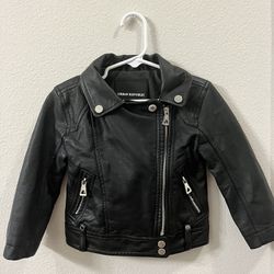 Toddler Girl’s Leather Jacket