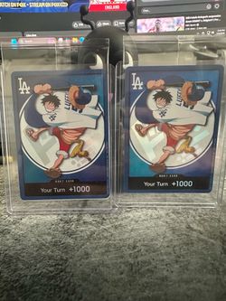 Dodgers 2026 One Piece Luffy Don card