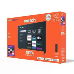 onn 40” Class FHD (1080P) LED Roku Smart TV (100058007)