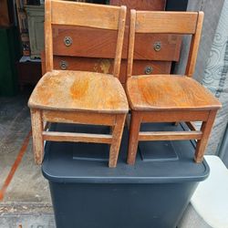 Old Small Childs Chairs 