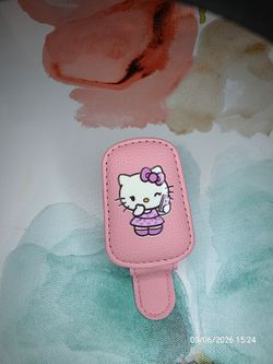 Hello Kitty Car visor Shade or eye wear holder!