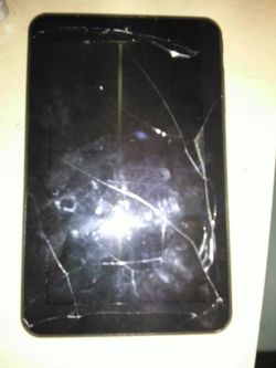 Cracked tablet