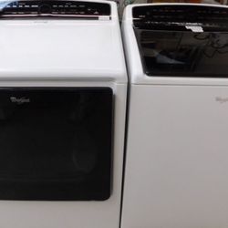 Whirlpool Washer And Dryer Set Mega Capacity 