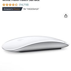 Apple Magic Mouse (Wireless, Rechargable) - White Multi-Touch Surface