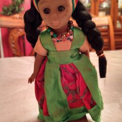 Munecas Xochitl Puebla Porcelain Doll