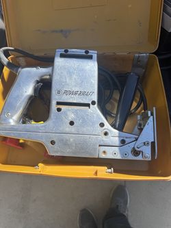 Collectable Montgomery Wards POWR-KRAFT reciprocating saw model TPC-8941A