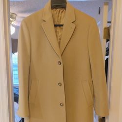 Ralph Lauren Men's "Camel-Hair" Coat Size 44R