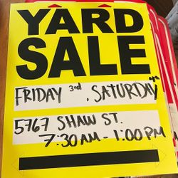 Yard Sale 