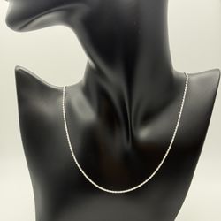 Rope Chain – Solid 925 Sterling Silver – 1.3mm – Brand New