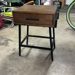 Wood Side Table