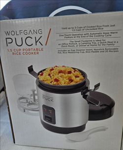 NEW Wolfgang Puck 1.5 Cup Rice Cooker