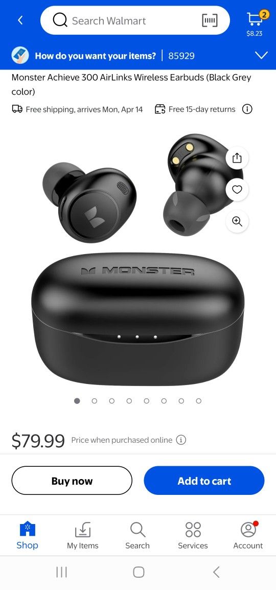 Monster Achieve 300 Airlink Earphones