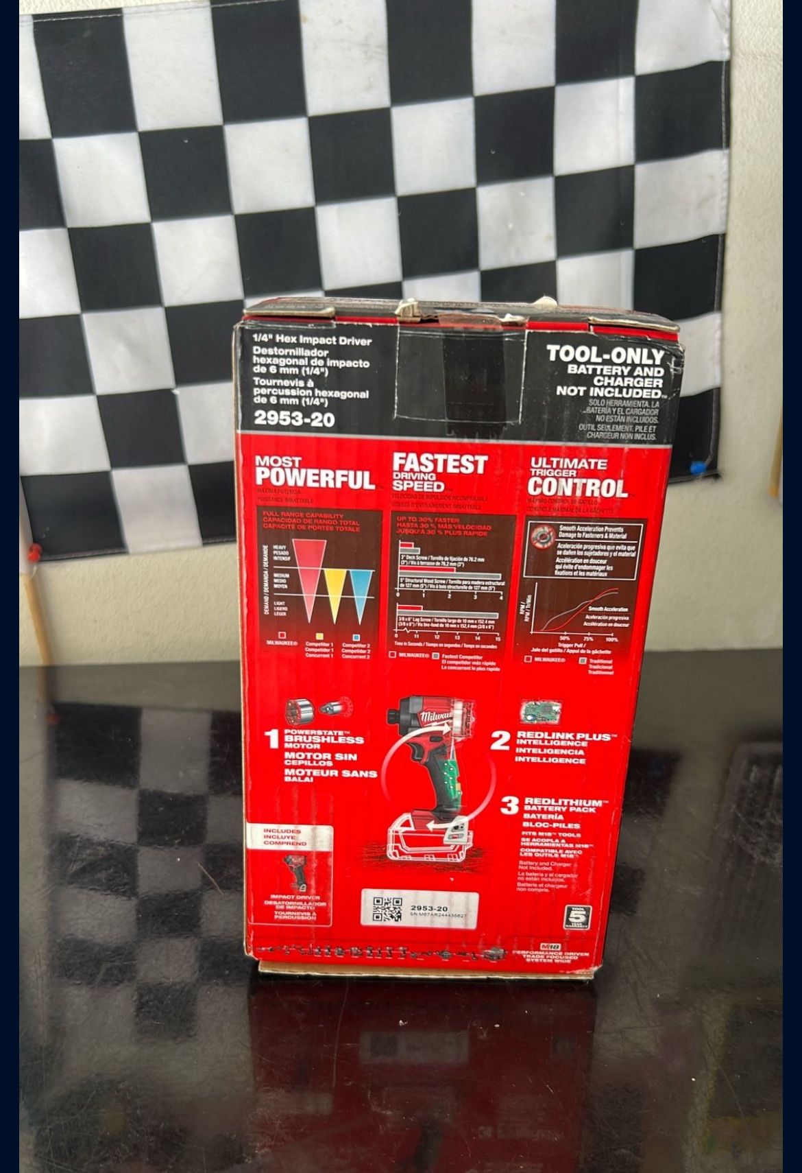 1/4” Hex Impact Driver Milwaukee 18v Fuel