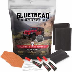 Gluetread sidewall repaired kit brand new