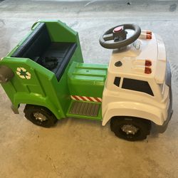 Riding Garbage Truck